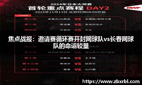 焦点战报：邀请赛循环赛开封网球队vs长春网球队的命运较量